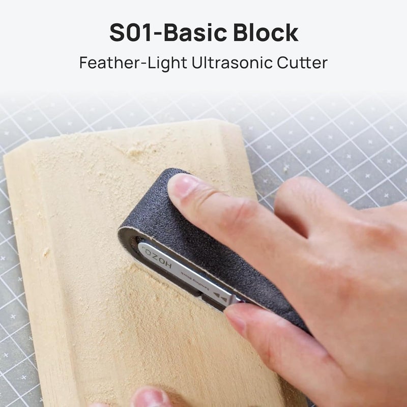 HOZO NeoBlock Sanding Block Set – 1 Magnetic Handle + 3 Swappable Heads (Basic, Pro, Expert) with 6 Grit Belts (120/180/240/400/600/800), Supports Wet Sanding, Quick-Swap for 3D Printing & DIY Project - Image 4